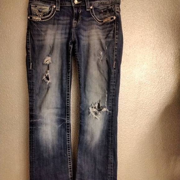 Vigoss New York Bootcut Jeans  Size 7/8 - Picture 1 of 4